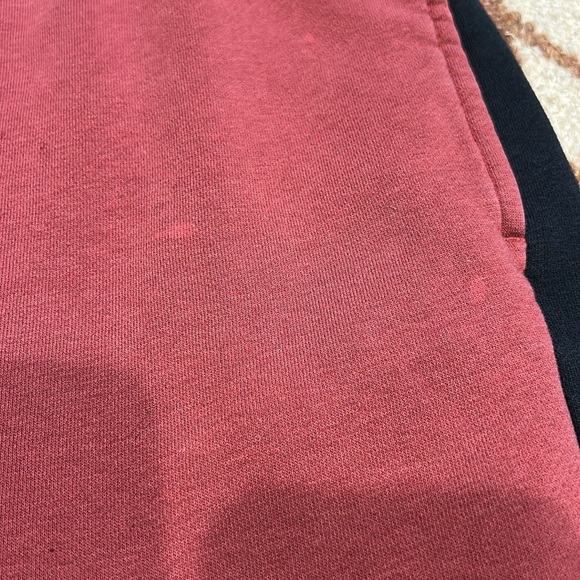 Nike Air women’s medium Maroon Black white color block Joggers vintage - Picture 3 of 7